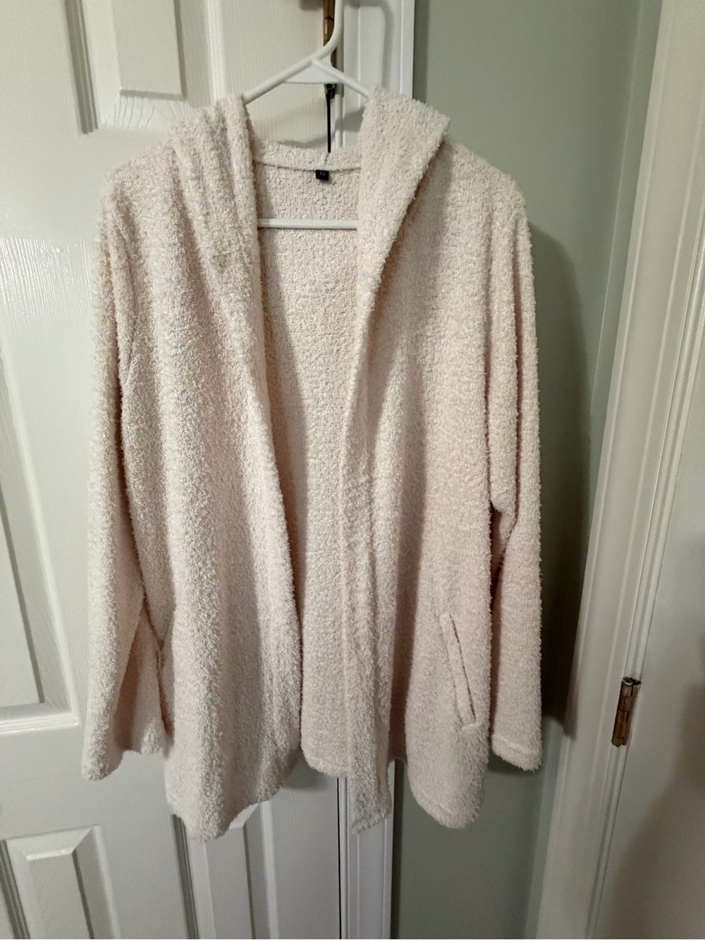 Cozy Cream Hooded Lightweight Robe